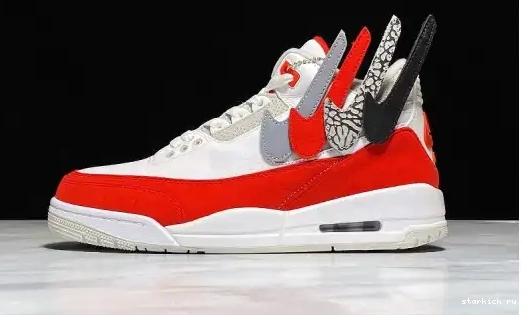 3 JORDAN CJ0939-100 AIR WHITE RED CJ0939-100 TINKER RETRO UNIVERSITY 0425